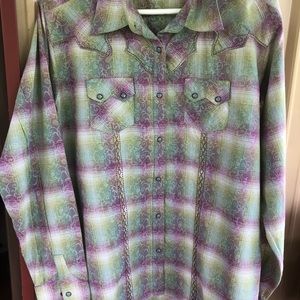 Wrangler XL Ladies Western Shirt.